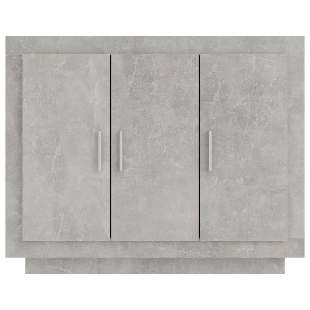 Sideboard Concrete Grey 92x35x75 cm Engineered Wood