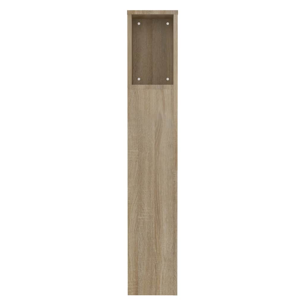 Headboard Cabinet Sonoma Oak 100x18.5x102.5 cm