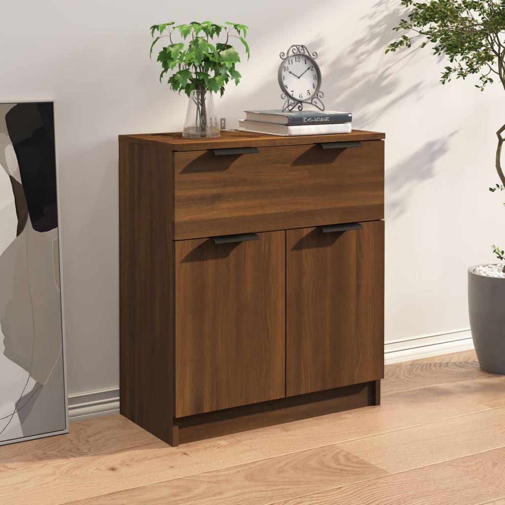 Sideboard Brown Oak 60x30x70 cm Engineered Wood