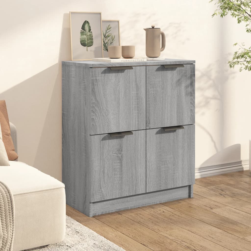Sideboard Grey Sonoma 60x30x70 cm Engineered Wood