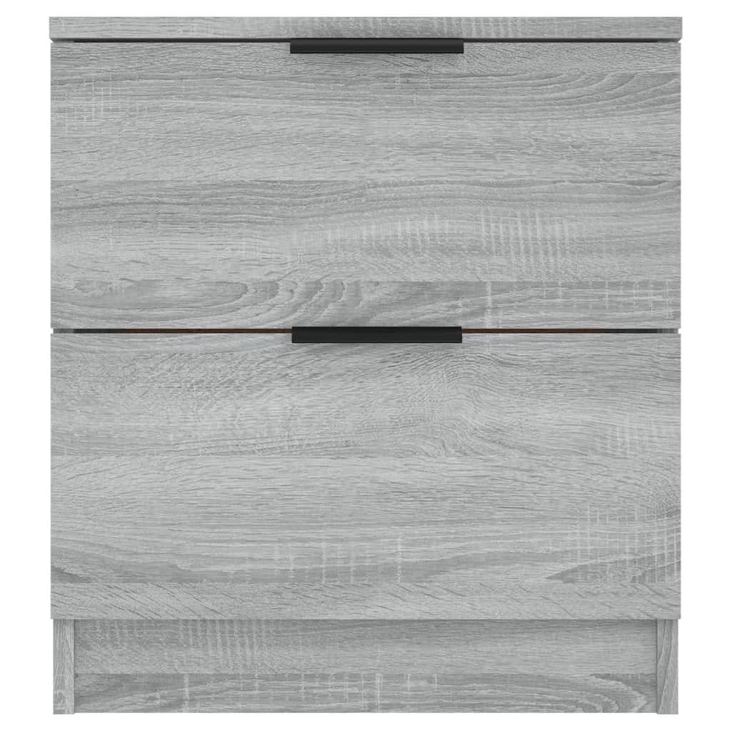 Bedside Cabinets 2 pcs Grey Sonoma Engineered Wood