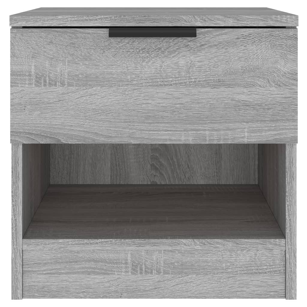 Bedside Cabinets 2 pcs Grey Sonoma Engineered Wood