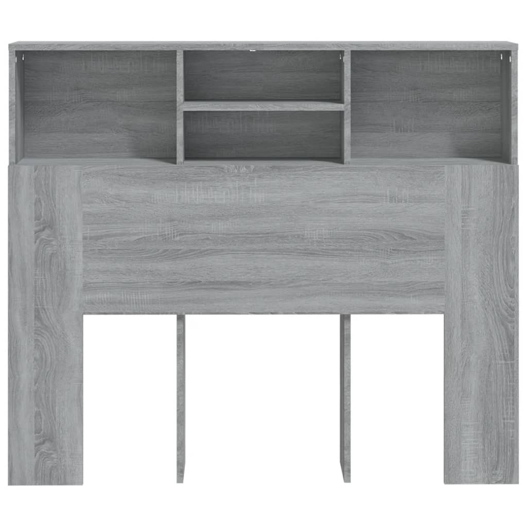 Headboard Cabinet Grey Sonoma 120x19x103.5 cm