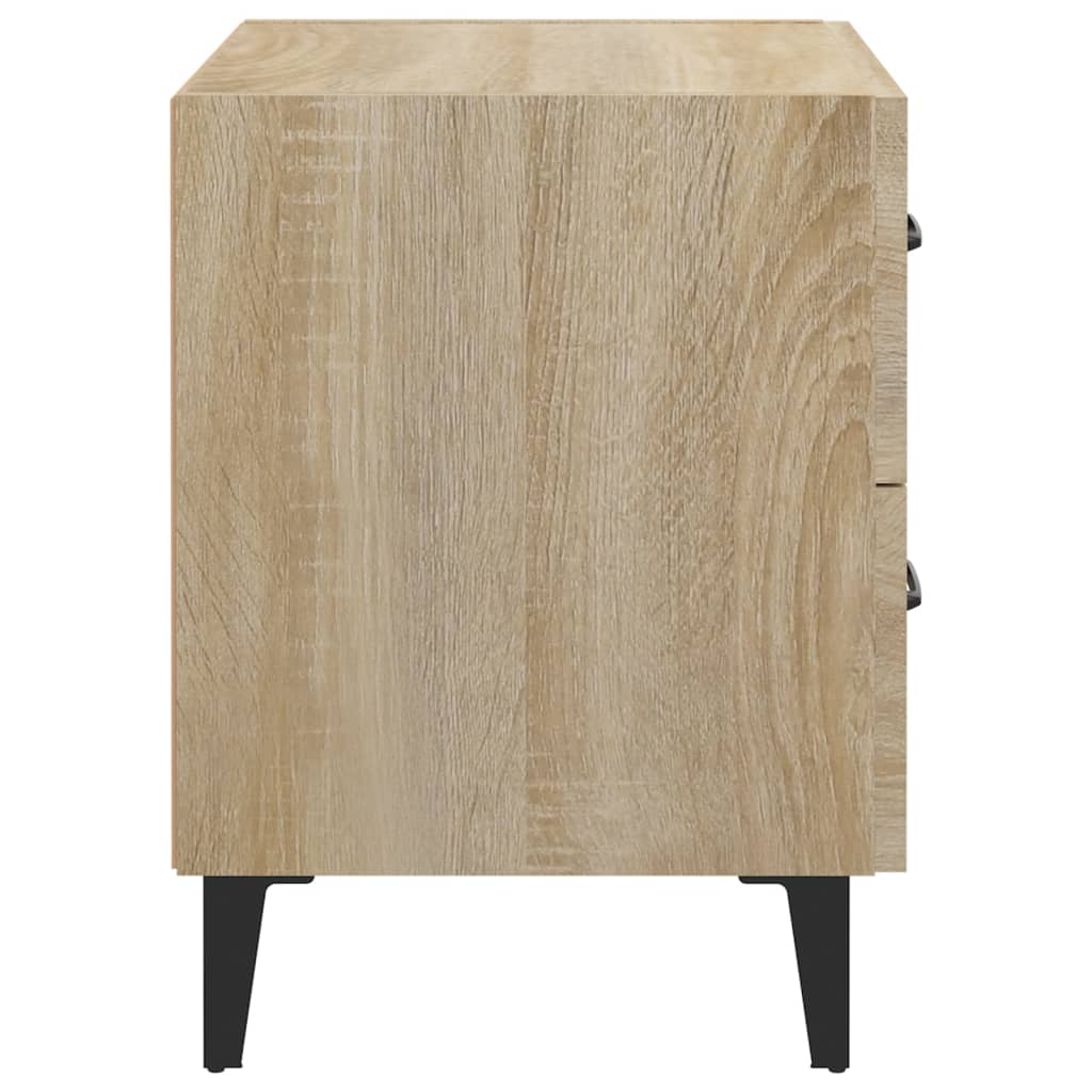 Bedside Cabinet Sonoma Oak 40x35x47.5 cm