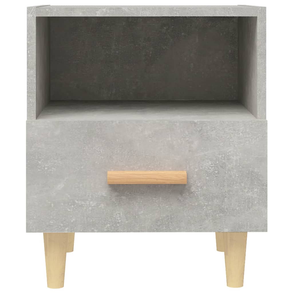 Bedside Cabinet Concrete Grey 40x35x47 cm