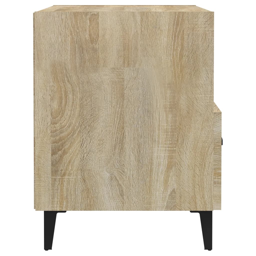 Bedside Cabinet Sonoma Oak Engineered Wood