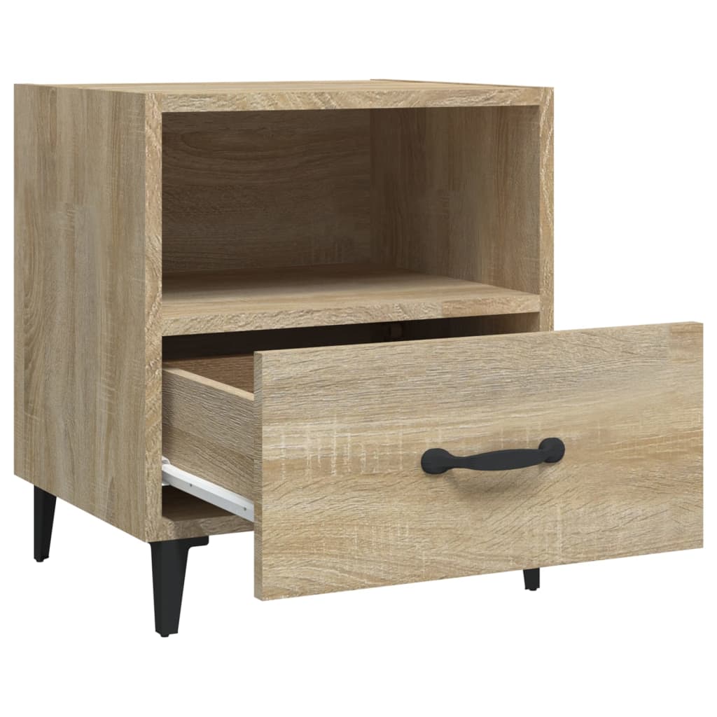 Bedside Cabinet Sonoma Oak Engineered Wood