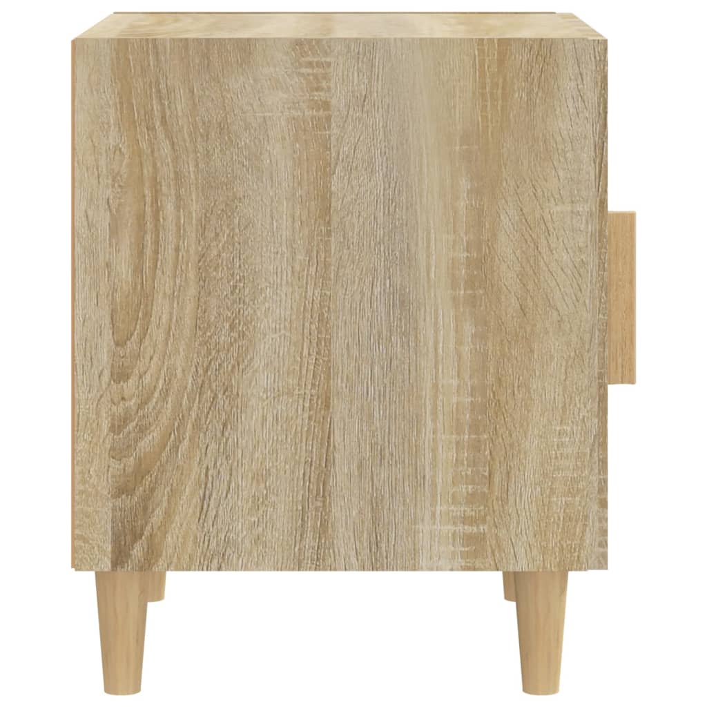 Bedside Cabinet Sonoma Oak Engineered Wood