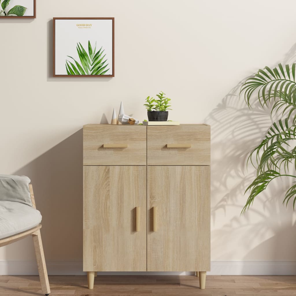 Sideboard Sonoma Oak 69.5x34x90 cm Engineered Wood