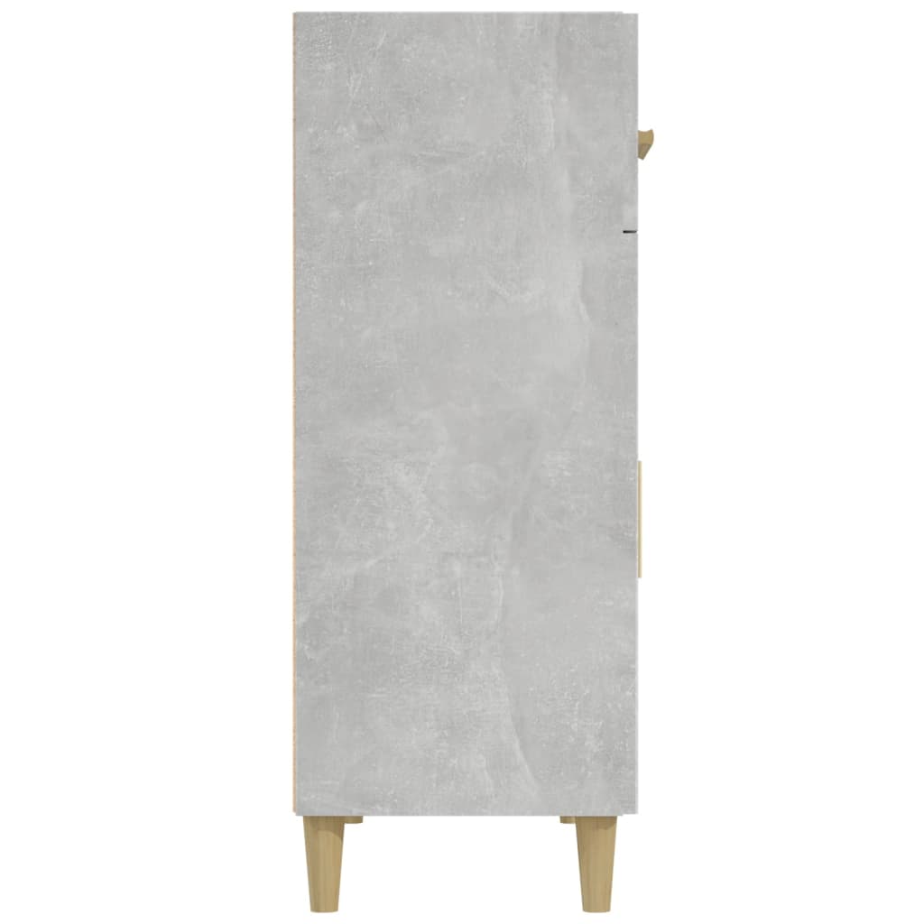 Sideboard Concrete Grey 69.5x34x90 cm Engineered Wood