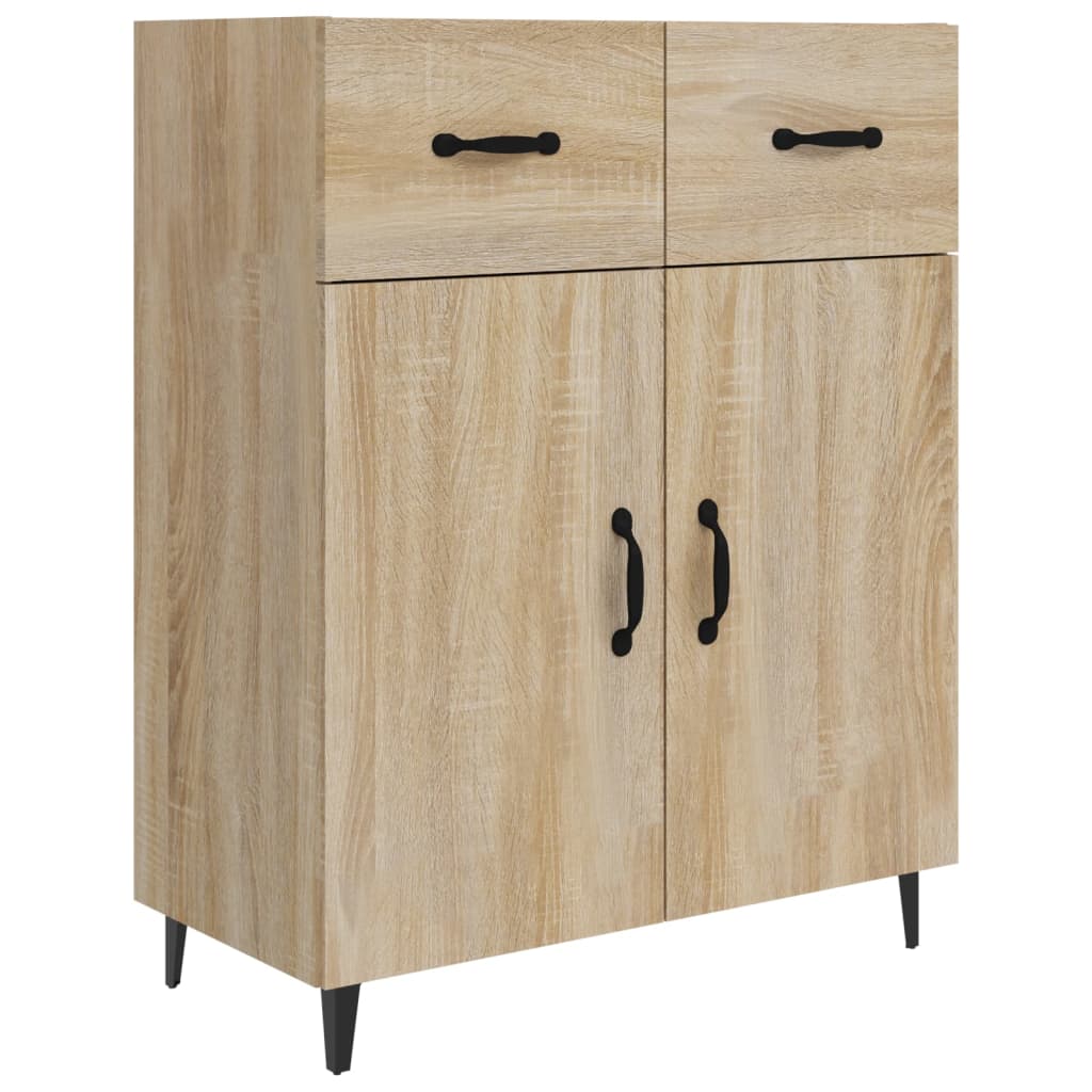 Sideboard Sonoma Oak 69.5x34x90 cm Engineered Wood