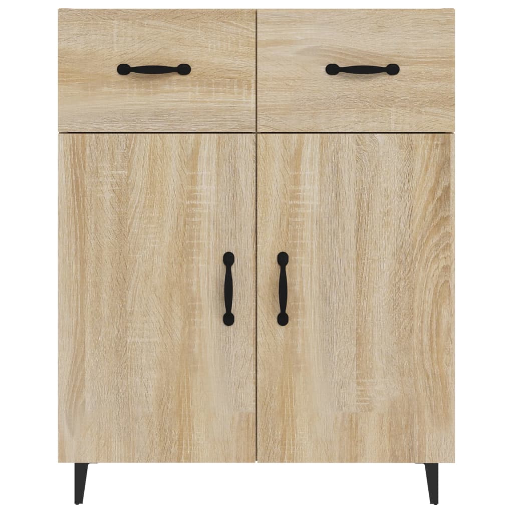 Sideboard Sonoma Oak 69.5x34x90 cm Engineered Wood