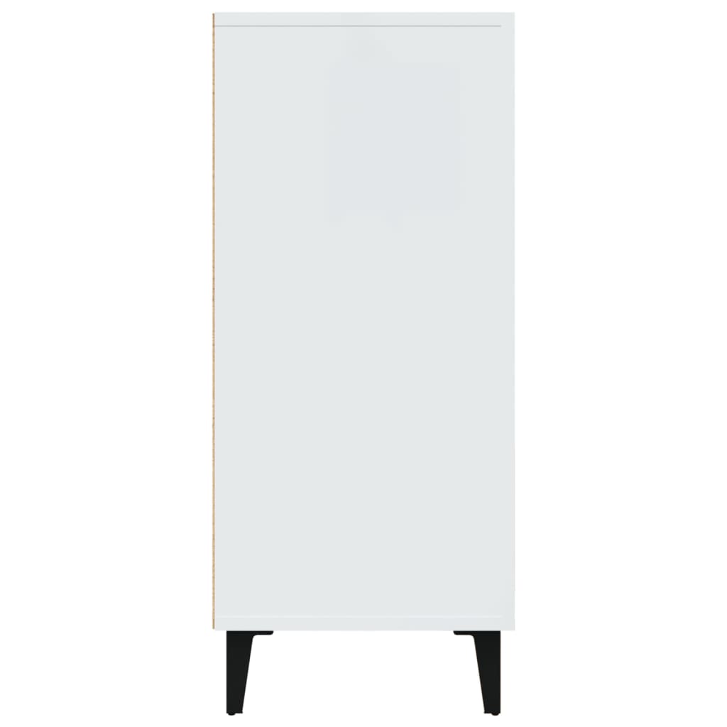 Sideboard White 90x34x80 cm Engineered Wood