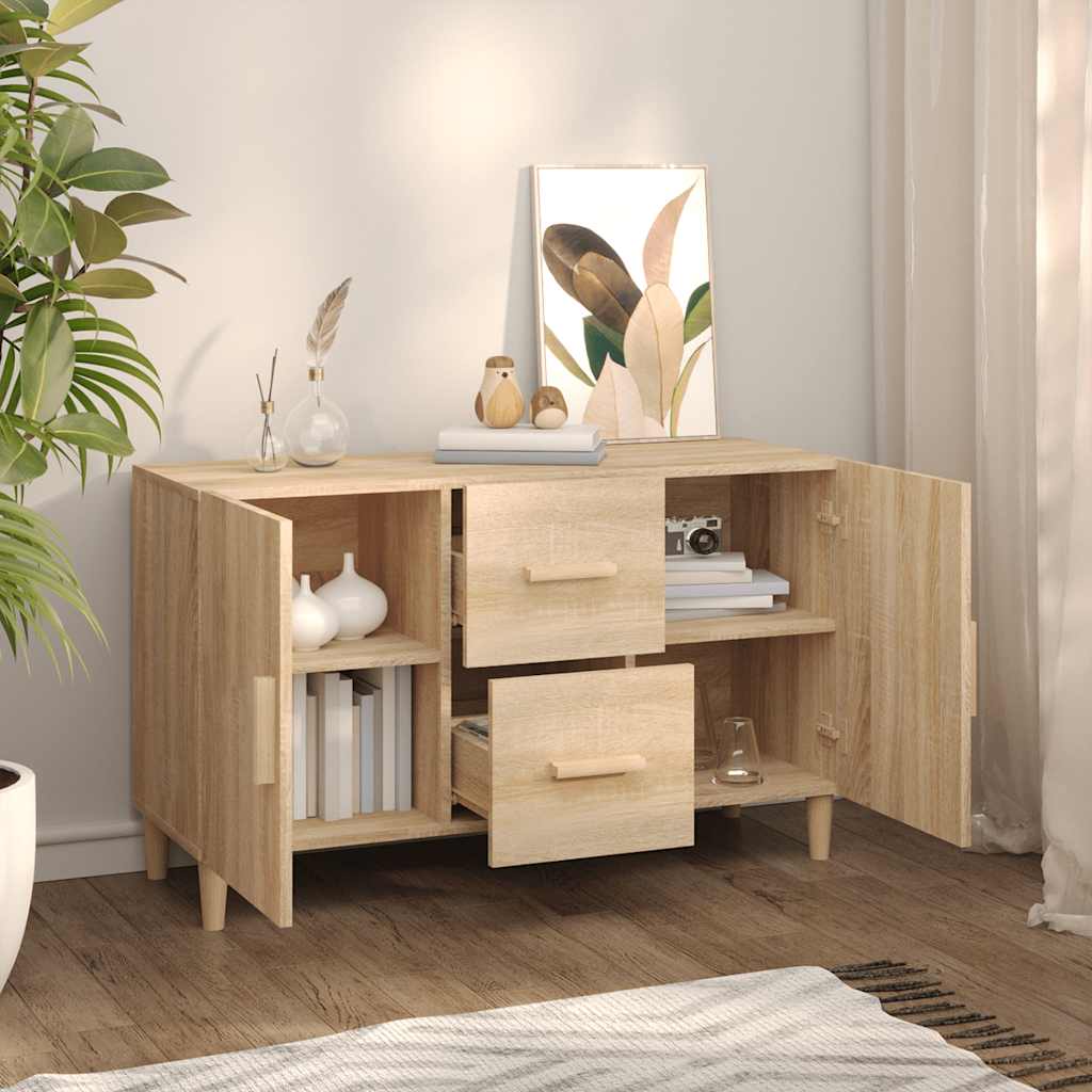 Sideboard Sonoma Oak 100x36x60 cm Engineered Wood