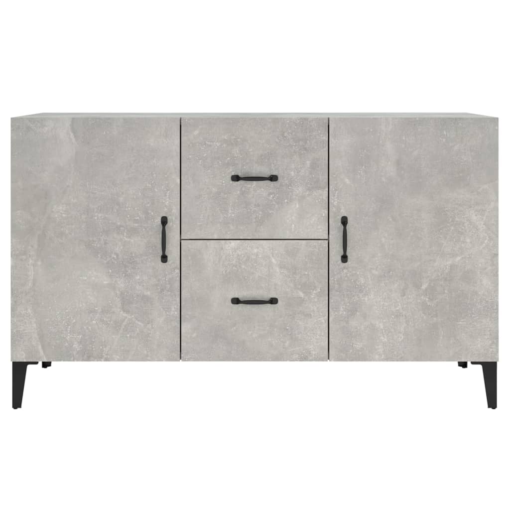 Sideboard Concrete Grey 100x36x60 cm Engineered Wood