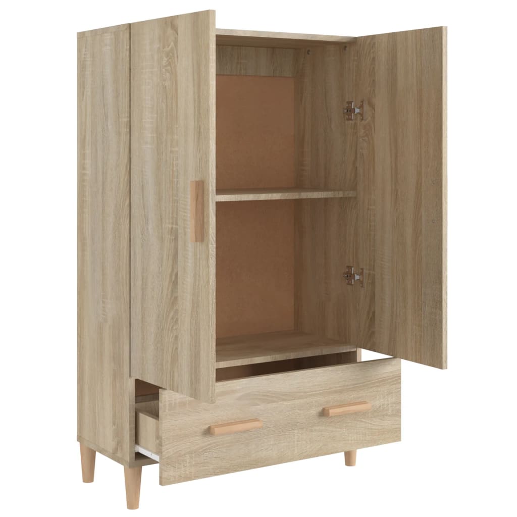 Highboard Sonoma Oak 70x31x115 cm Engineered Wood