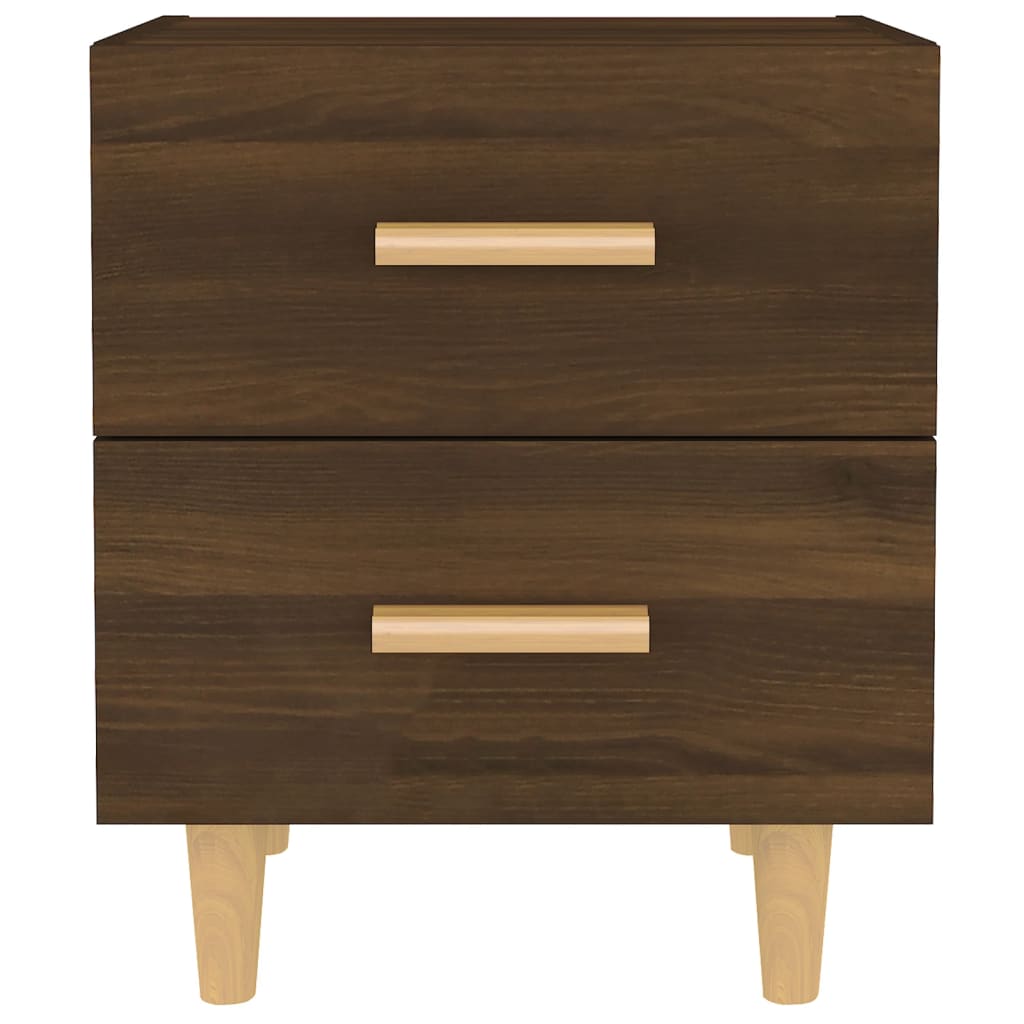 Bed Cabinets 2 pcs Brown Oak 40x35x47.5 cm