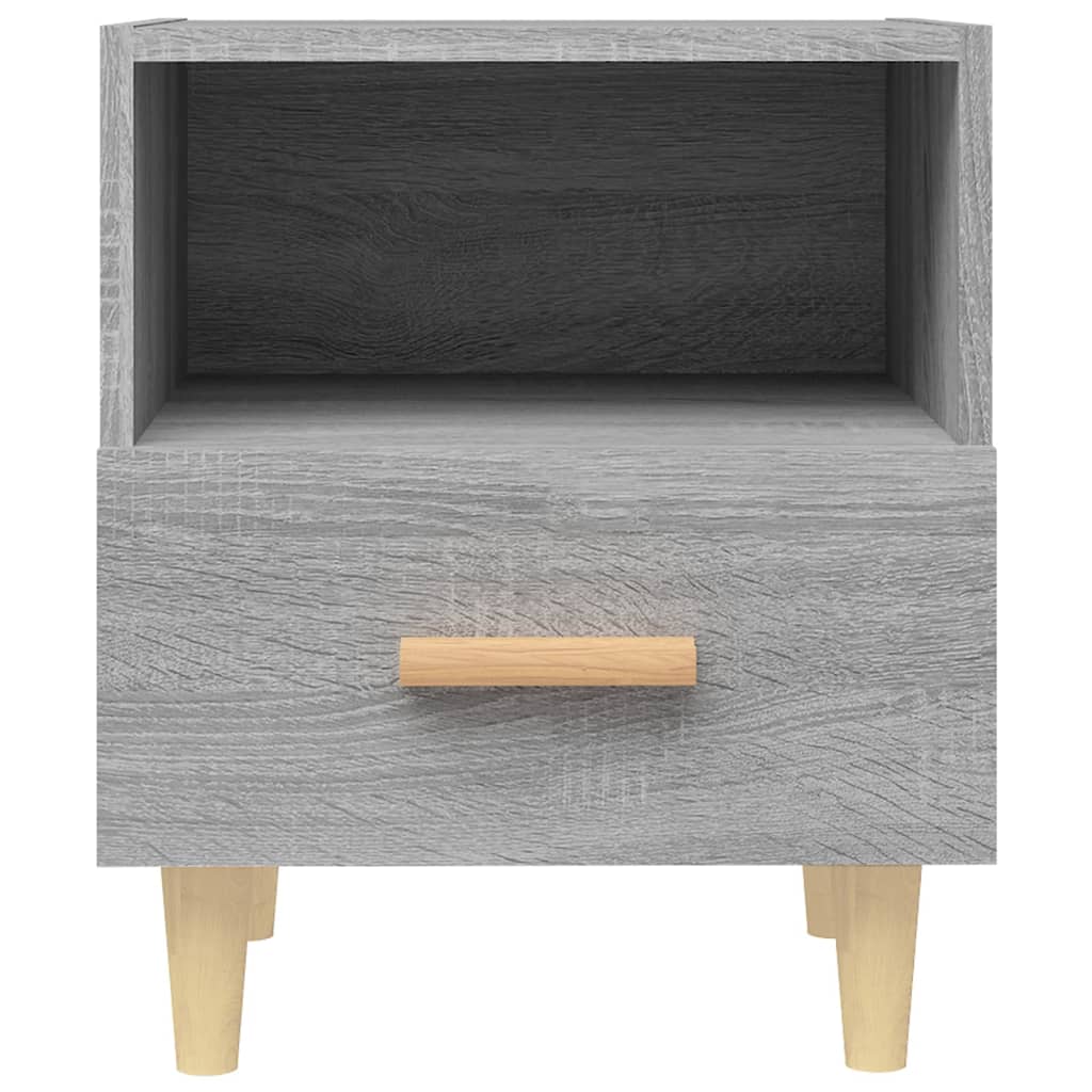 Bedside Cabinets 2 pcs Grey Sonoma 40x35x47 cm