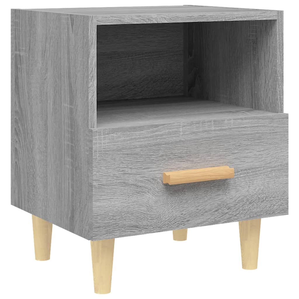 Bedside Cabinets 2 pcs Grey Sonoma 40x35x47 cm