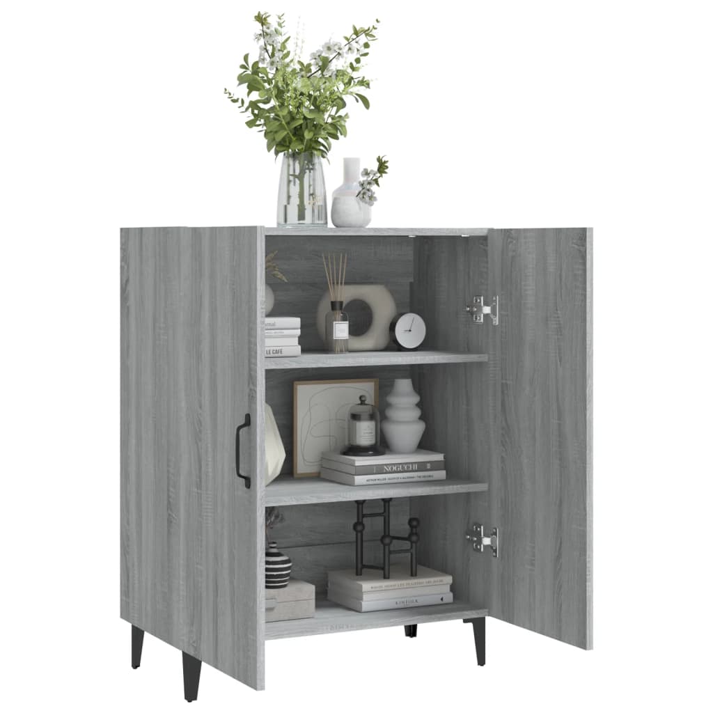 Sideboard Grey Sonoma 70x34x90 cm Engineered Wood