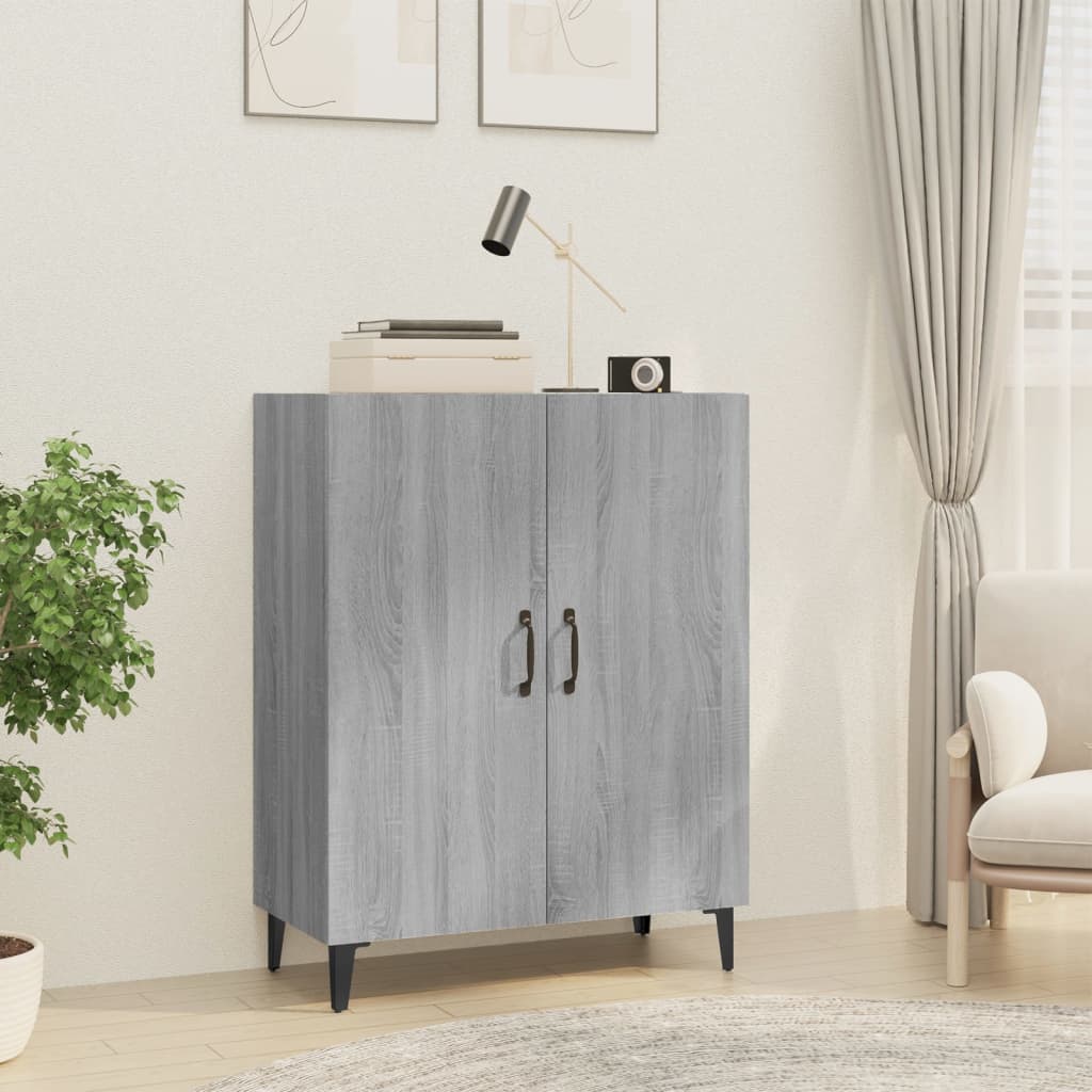 Sideboard Grey Sonoma 70x34x90 cm Engineered Wood