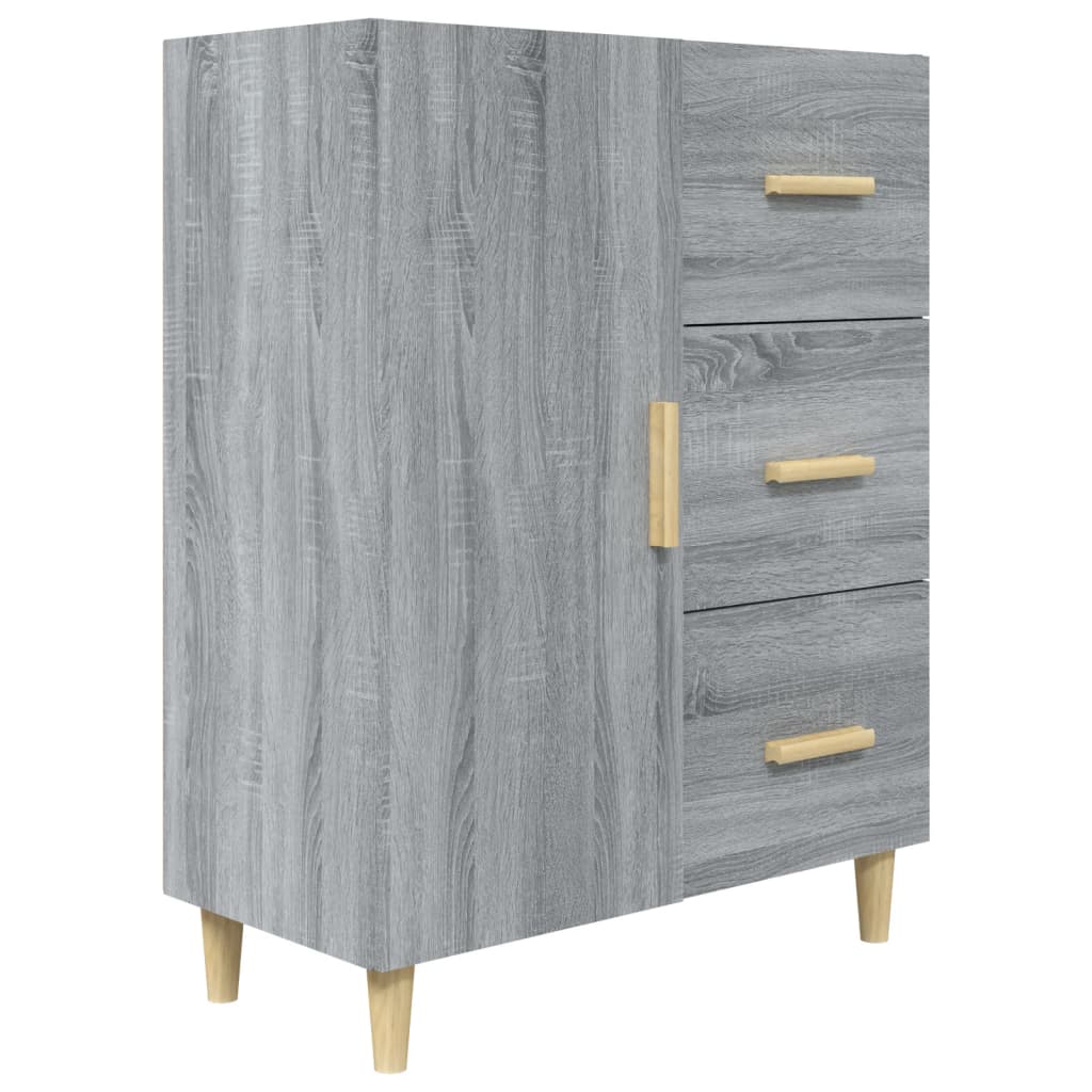 Sideboard Grey Sonoma 69.5x34x90 cm Engineered Wood