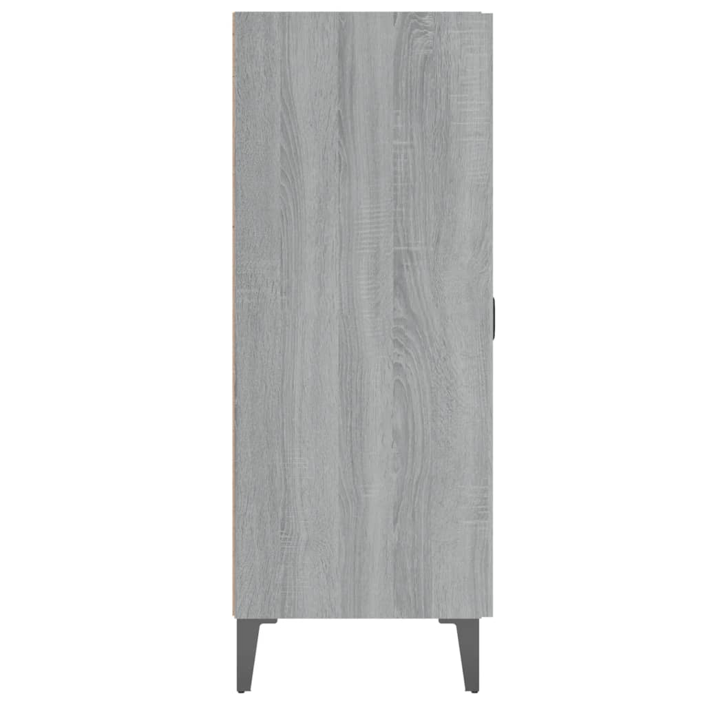 Sideboard Grey Sonoma 69.5x34x90 cm Engineered Wood