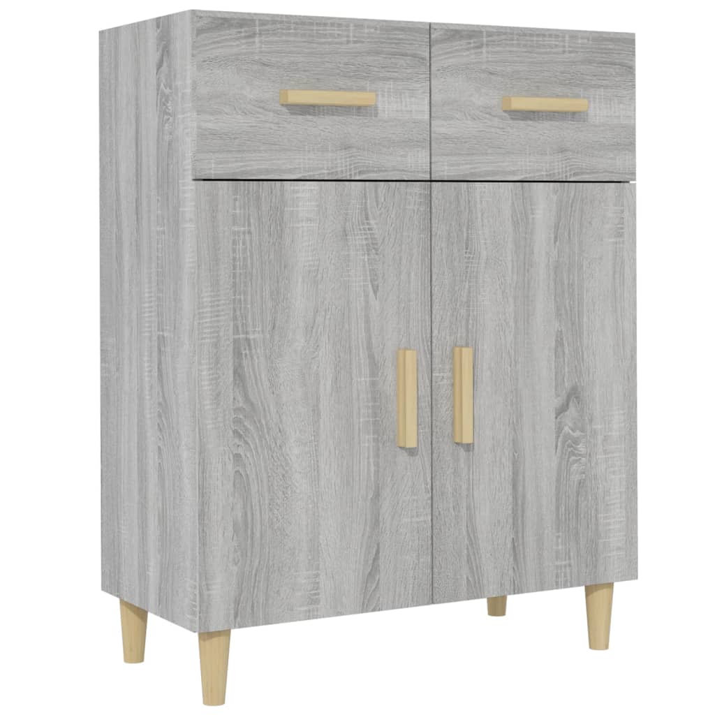 Sideboard Grey Sonoma 69.5x34x90 cm Engineered Wood