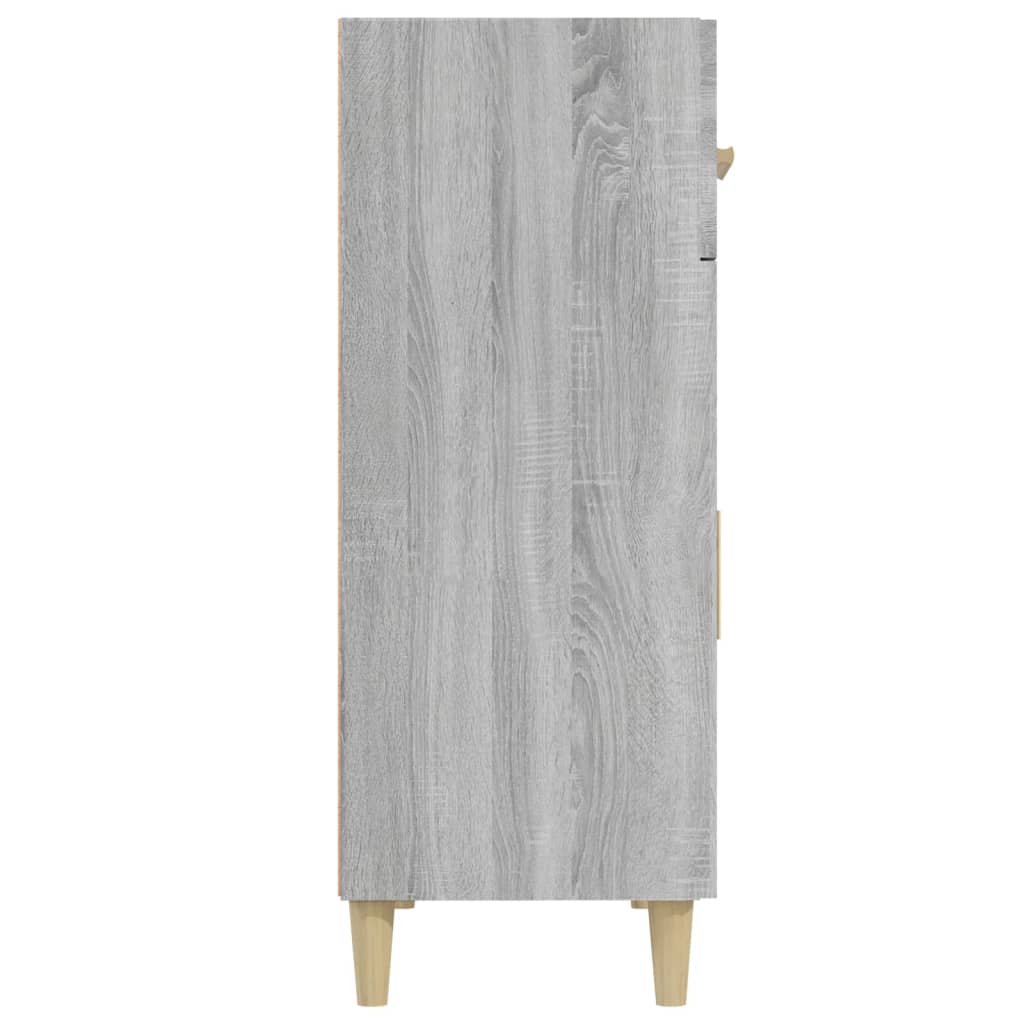 Sideboard Grey Sonoma 69.5x34x90 cm Engineered Wood