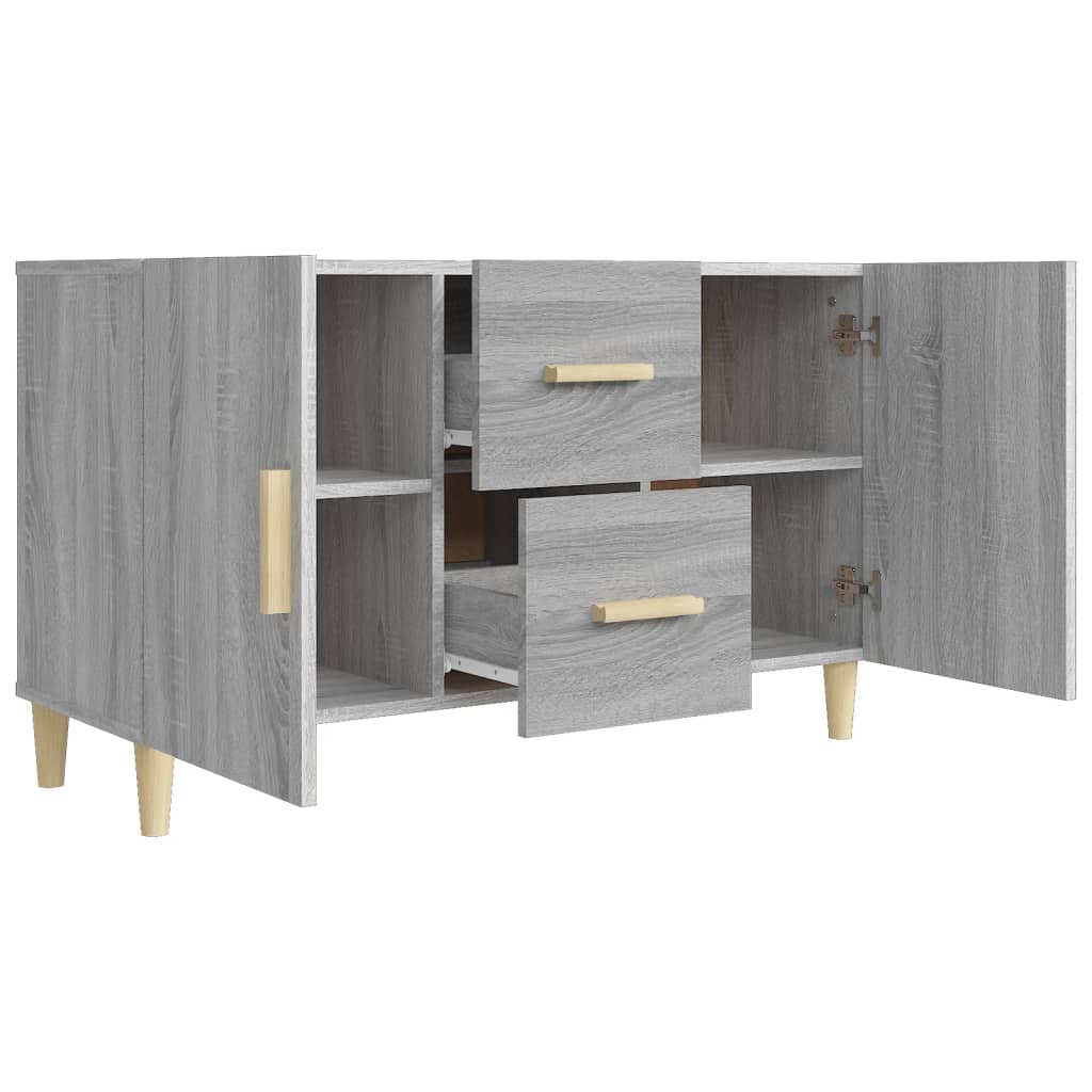 Sideboard Grey Sonoma 100x36x60 cm Engineered Wood