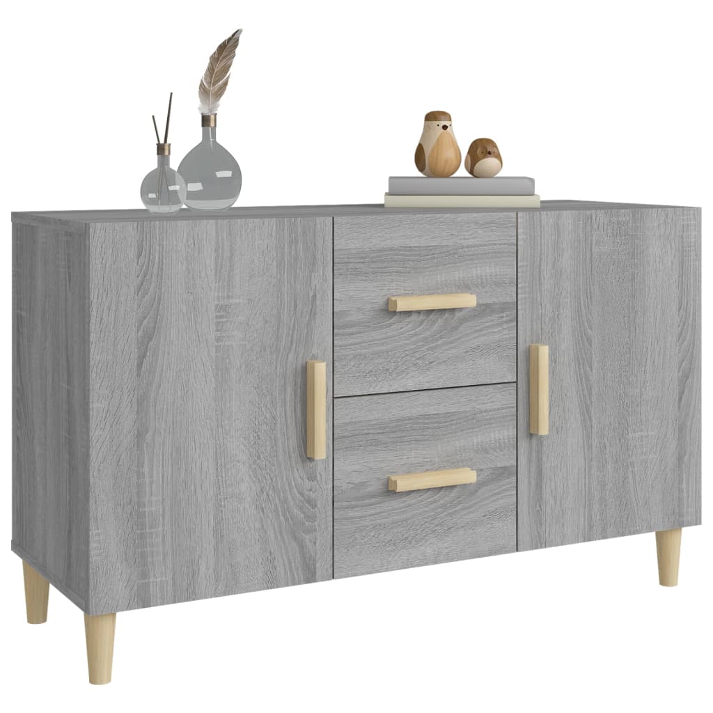 Sideboard Grey Sonoma 100x36x60 cm Engineered Wood
