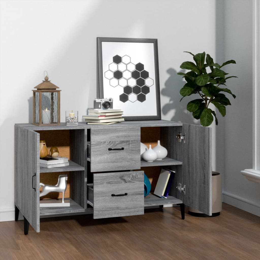 Sideboard Grey Sonoma 100x36x60 cm Engineered Wood