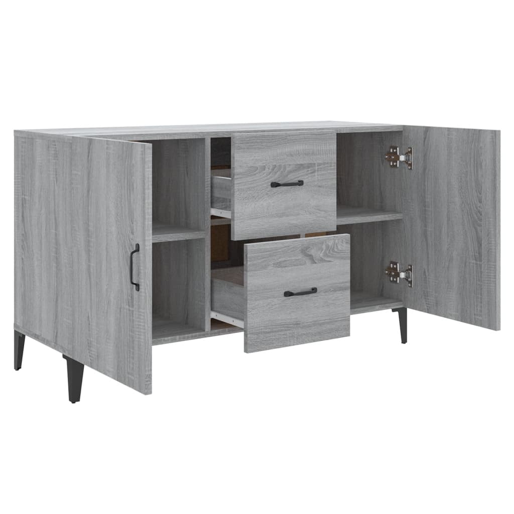 Sideboard Grey Sonoma 100x36x60 cm Engineered Wood