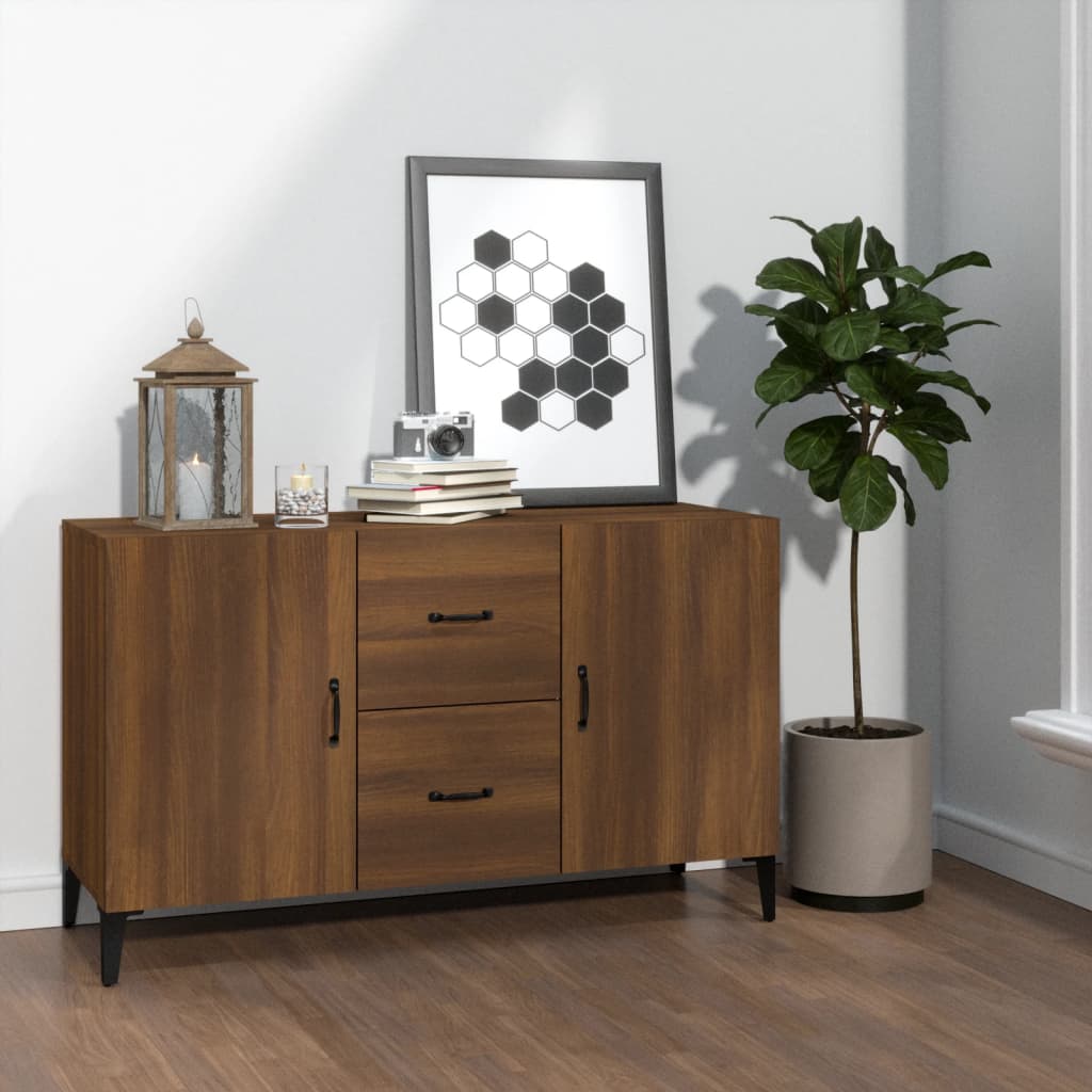 Sideboard Brown Oak 100x36x60 cm Engineered Wood