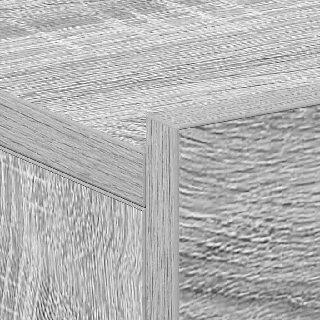 Floating Nightstand Grey Sonoma 40x30x15 cm Engineered Wood