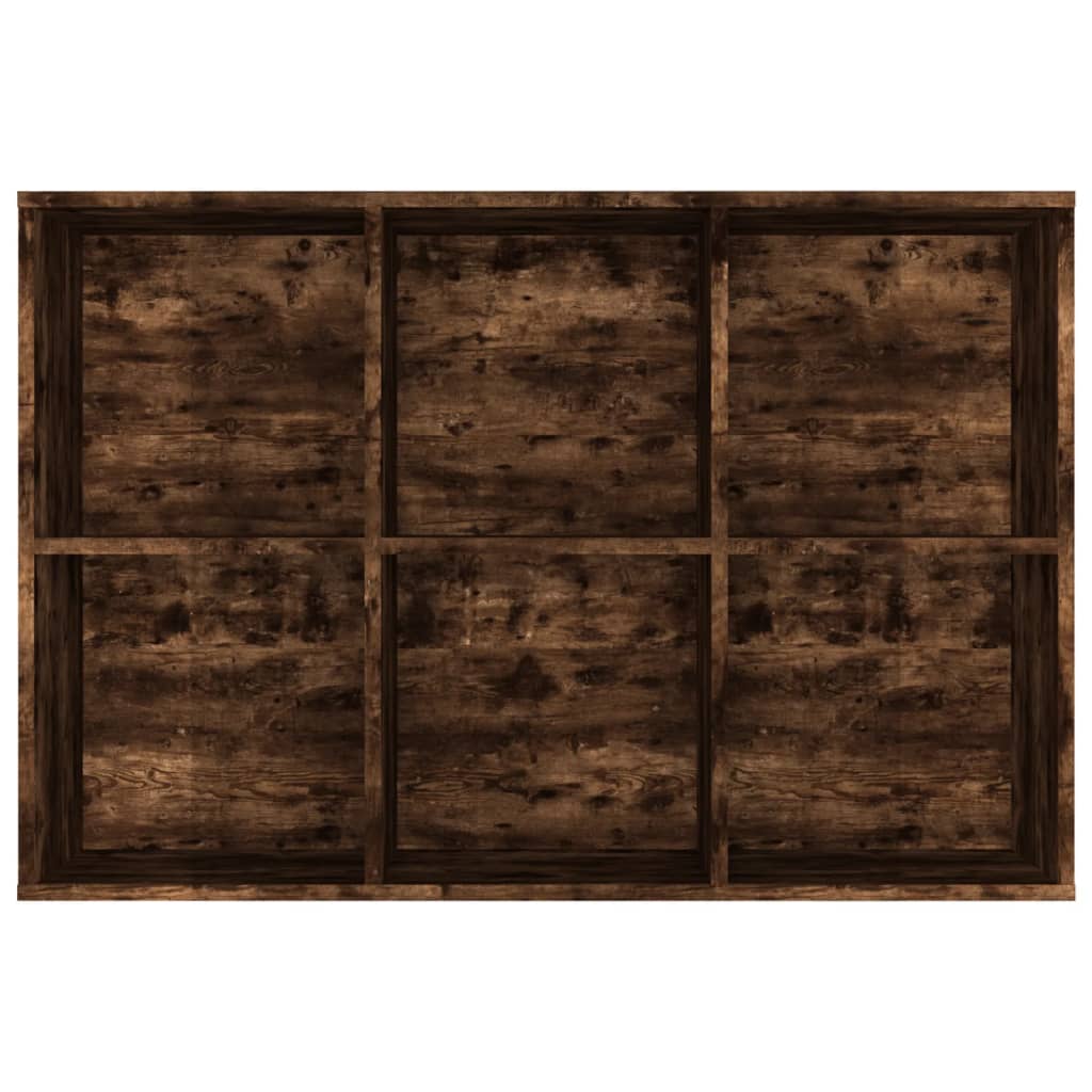 Book Cabinet/Sideboard Smoked Oak 66x30x98 cm Engineered Wood