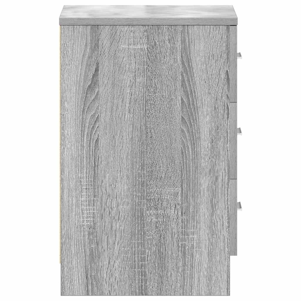 Bedside Cabinets 2 pcs Grey Sonoma 38x35x56 cm Engineered Wood