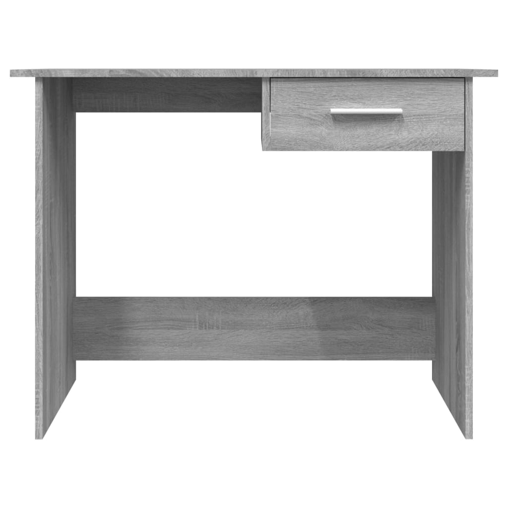 Desk Grey Sonoma 100x50x76 cm Engineered Wood