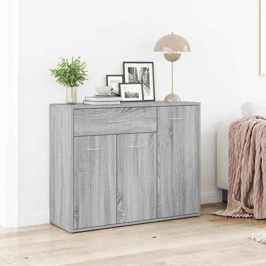 Sideboard Grey Sonoma 88x30x70 cm Engineered Wood