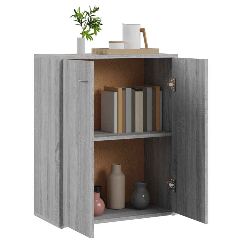 Sideboard Grey Sonoma 60x30x75 cm Engineered Wood