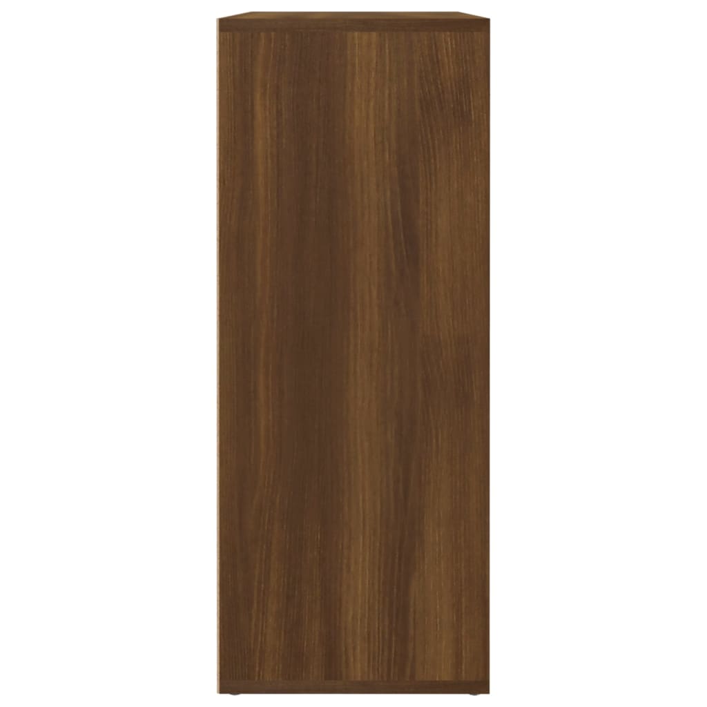 Sideboard Brown Oak 60x30x75 cm Engineered Wood