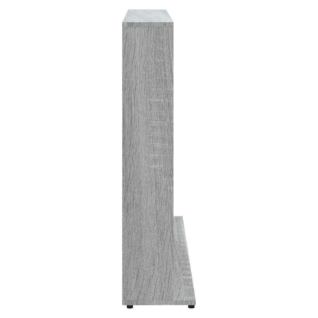 CD Cabinet Grey Sonoma 100x23x89.5 cm Engineered Wood