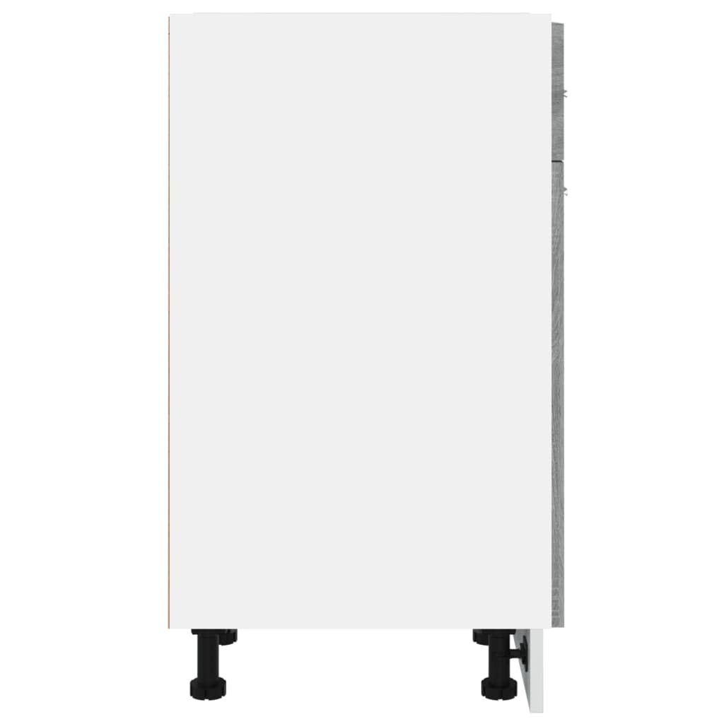 Drawer Bottom Cabinet Lyon Grey Sonoma 30x46x81.5 cm Engineered Wood