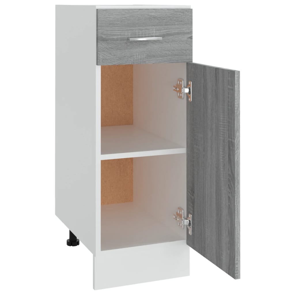 Drawer Bottom Cabinet Lyon Grey Sonoma 30x46x81.5 cm Engineered Wood