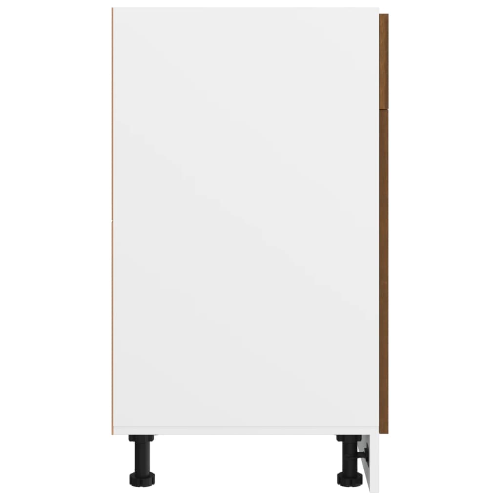 Drawer Bottom Cabinet Lyon Brown Oak 40x46x81.5 cm Engineered Wood