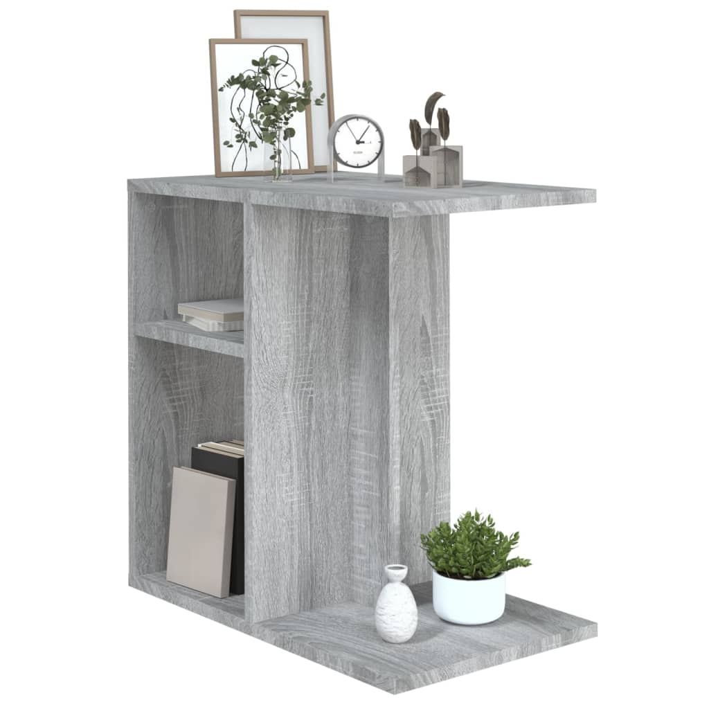 Side Table Grey Sonoma 50x30x50 cm Engineered Wood