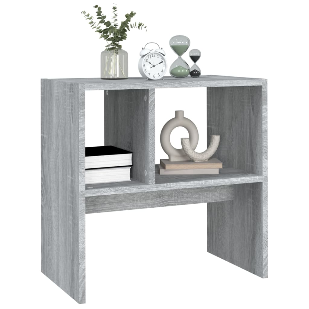 Side Table Grey Sonoma 50x30x50 cm Engineered Wood
