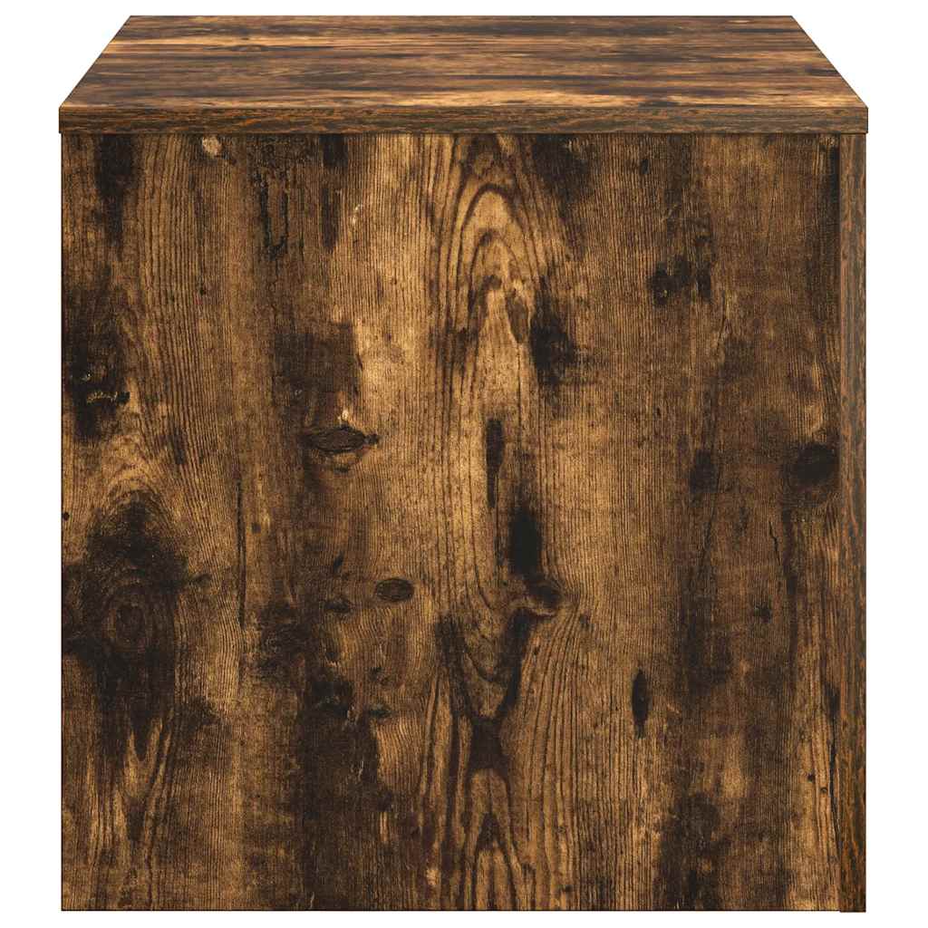 Side Tables 3 pcs Smoked Oak Engineered Wood