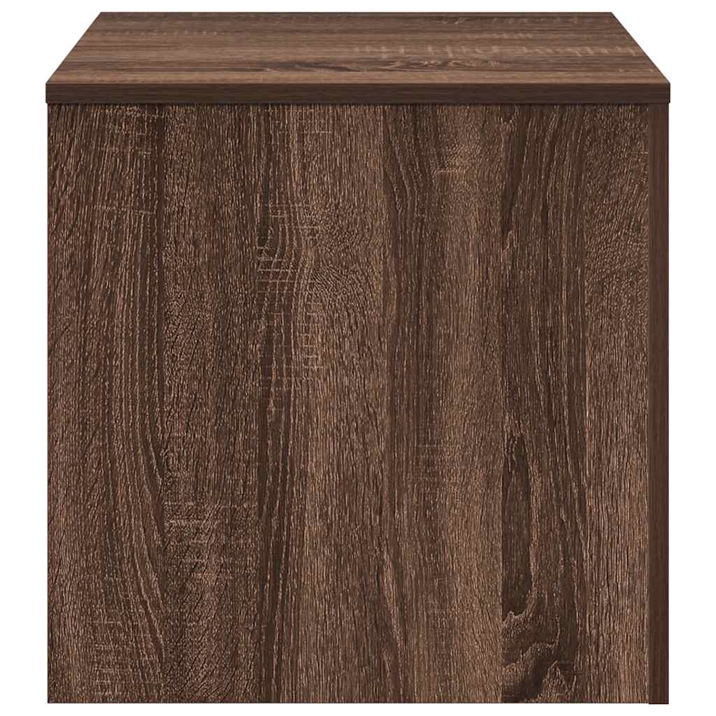 Side Tables 3 pcs Brown Oak Engineered Wood