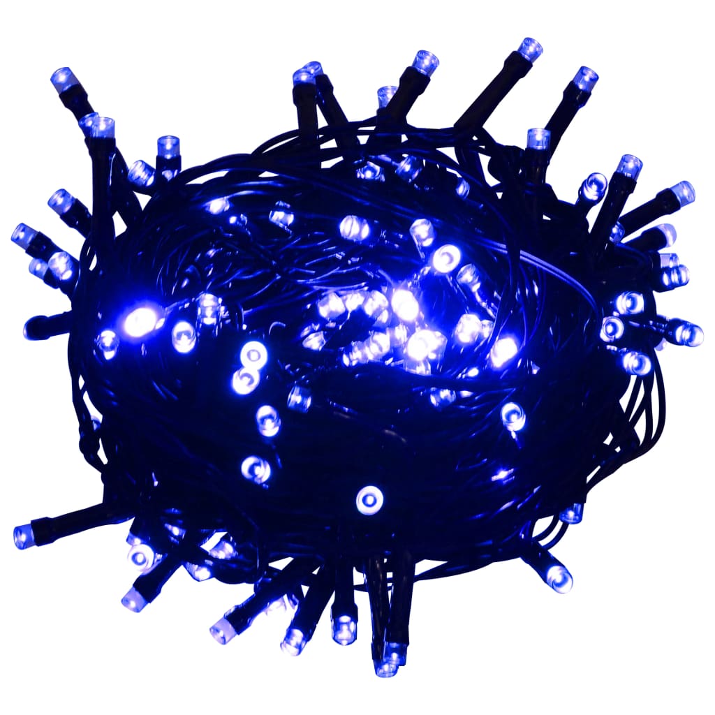 LED String with 300 LEDs Blue 30 m PVC